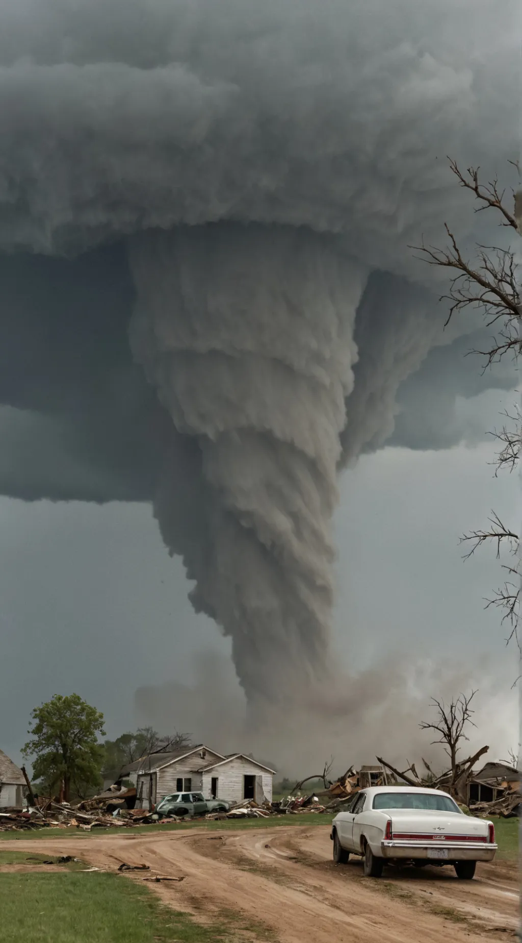 ai character: small tornado background