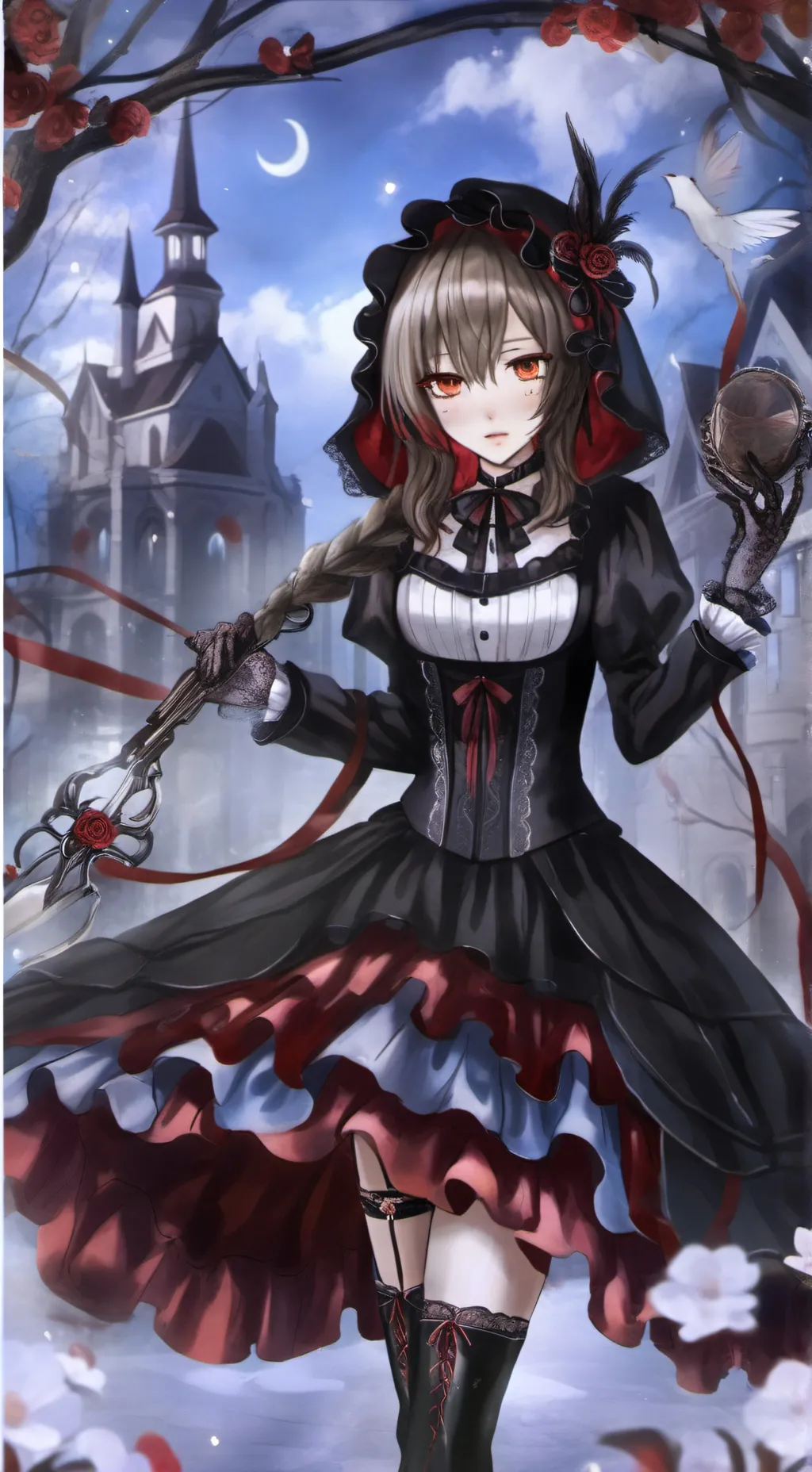 ai character: ∆⚜Mille⚜∆ background