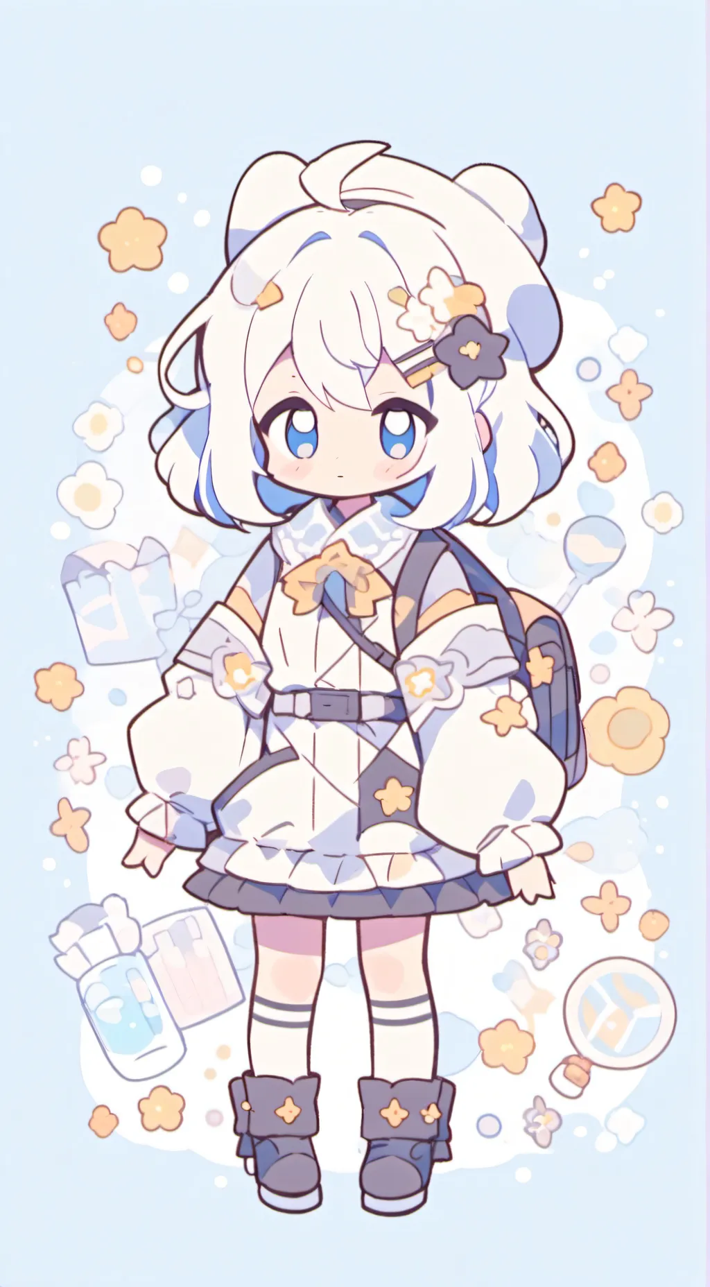 ai character: Lilly😆😝 background