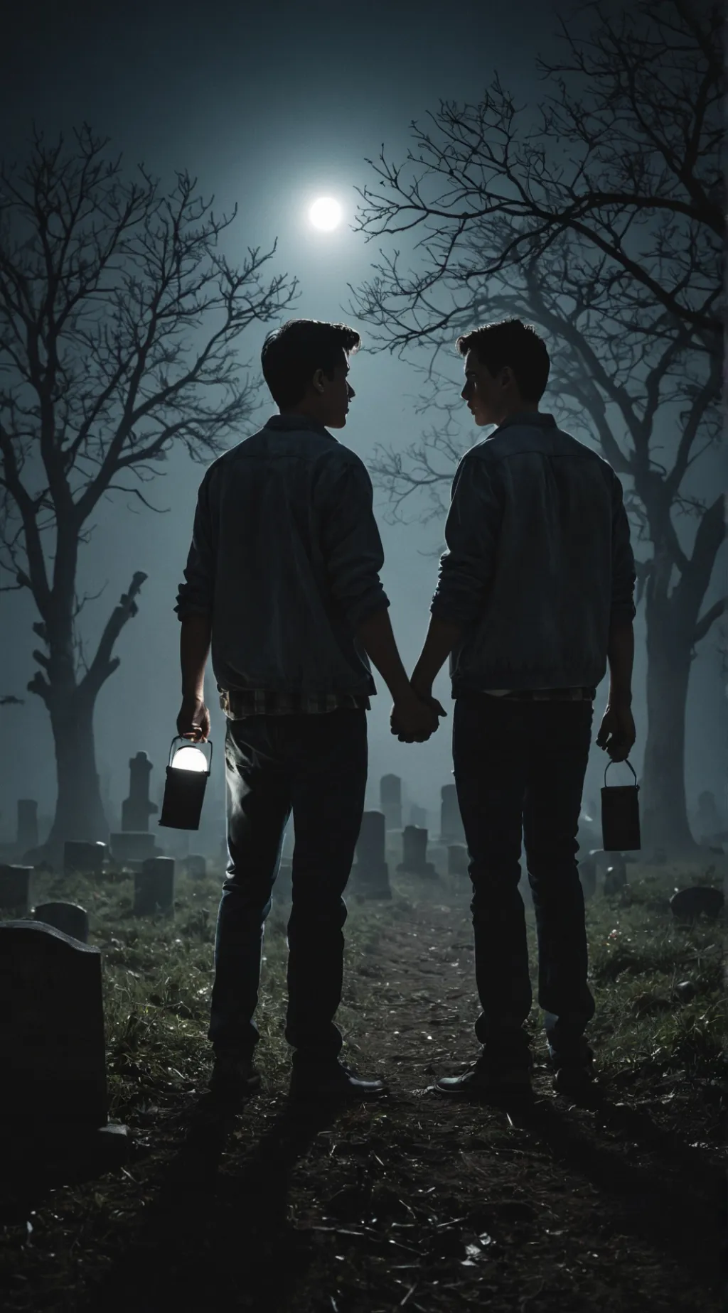 ai character: The Graveyard  background