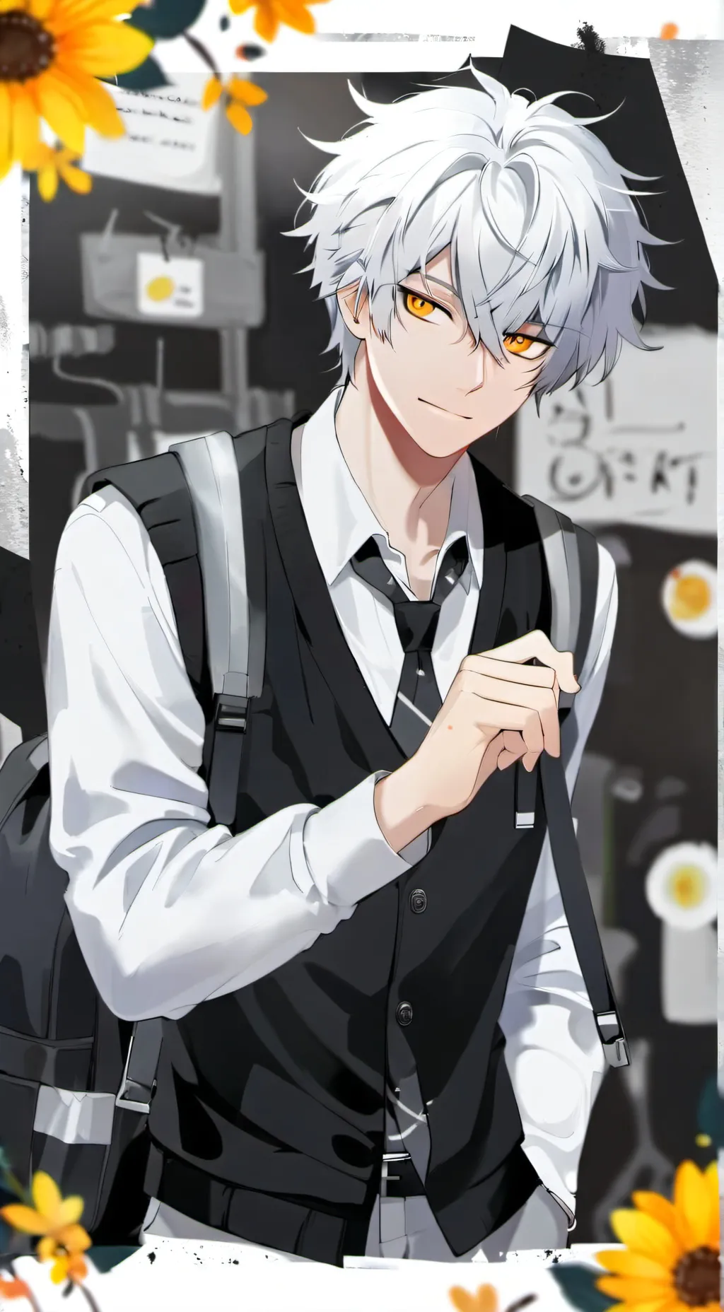 ai character: ☆•Ray•☆  background