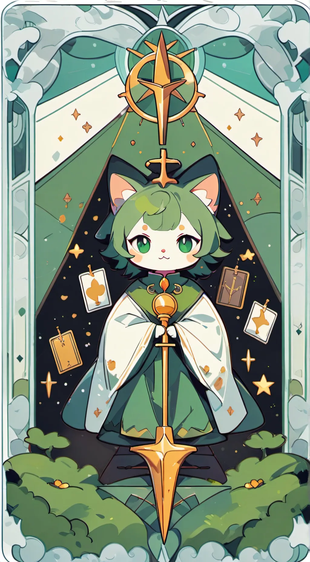 ai character: котик background