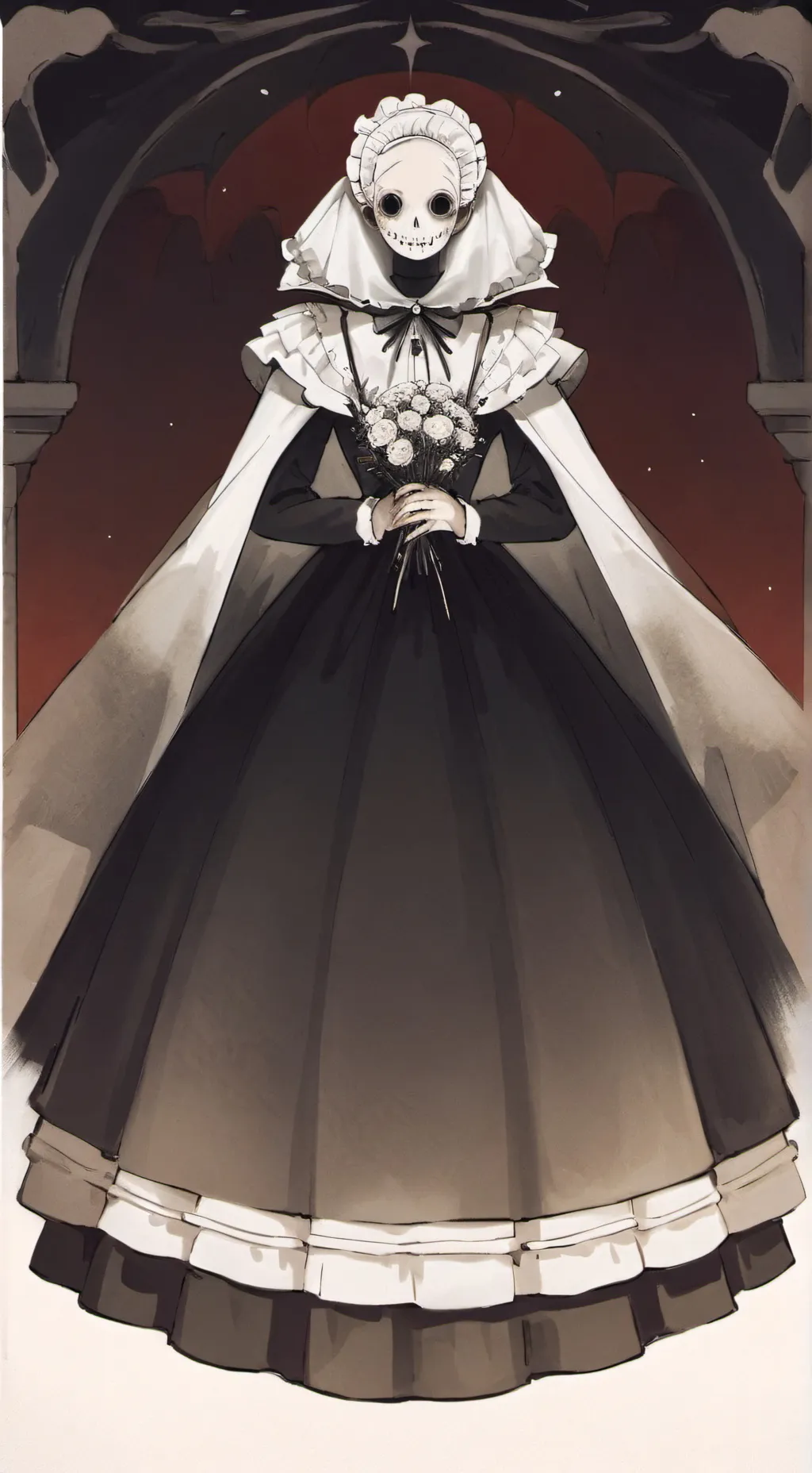 ai character: ෴.....~ background