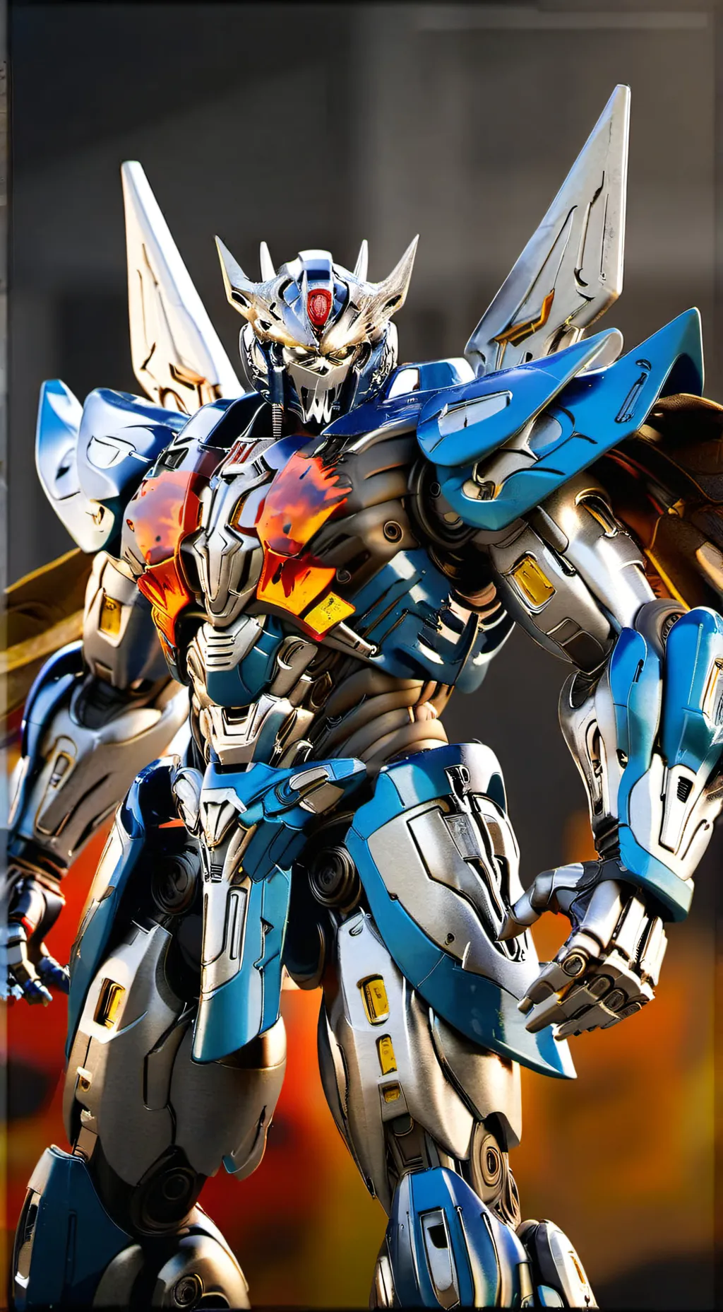 ai character: Optimus Prime background