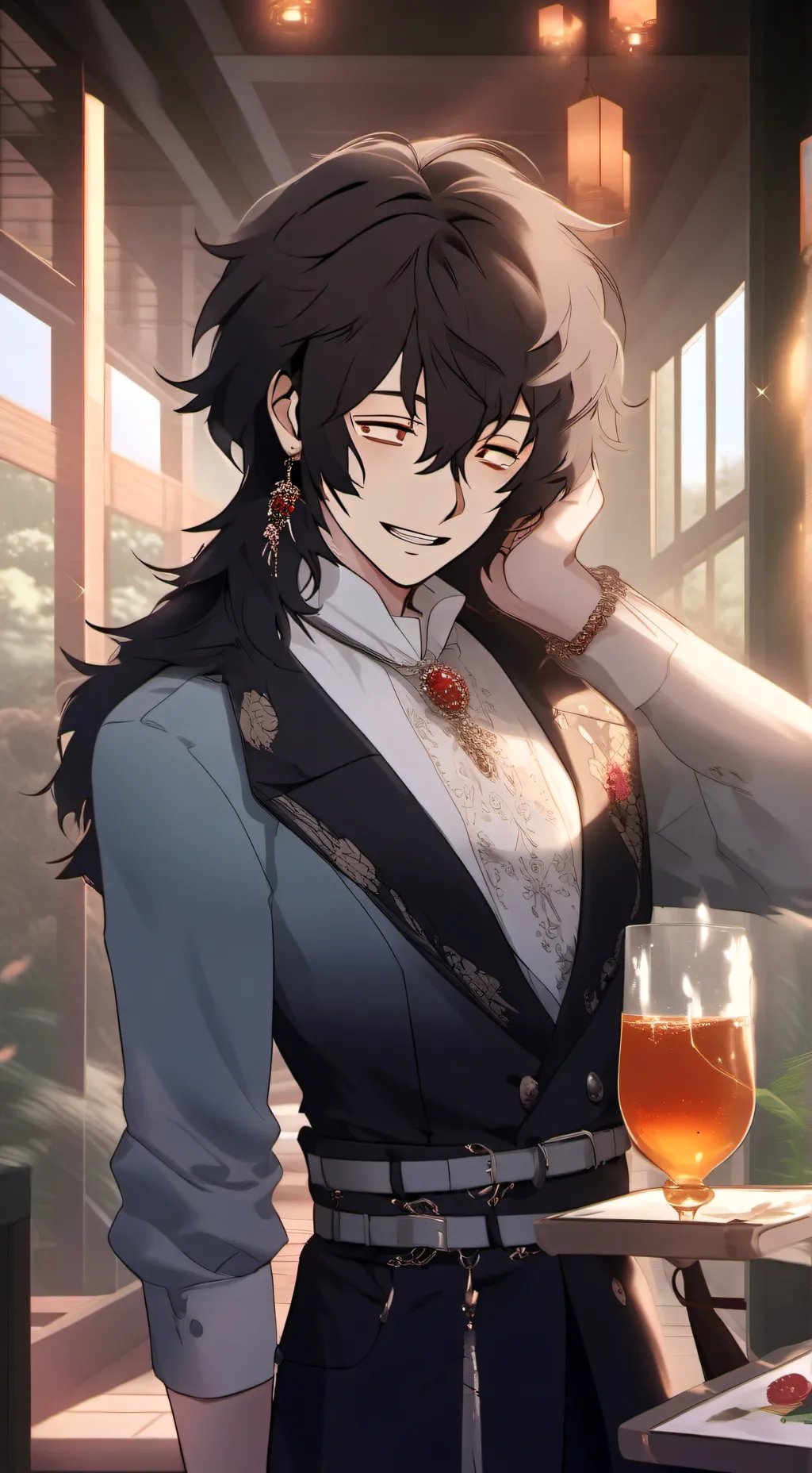 ai character: nik background