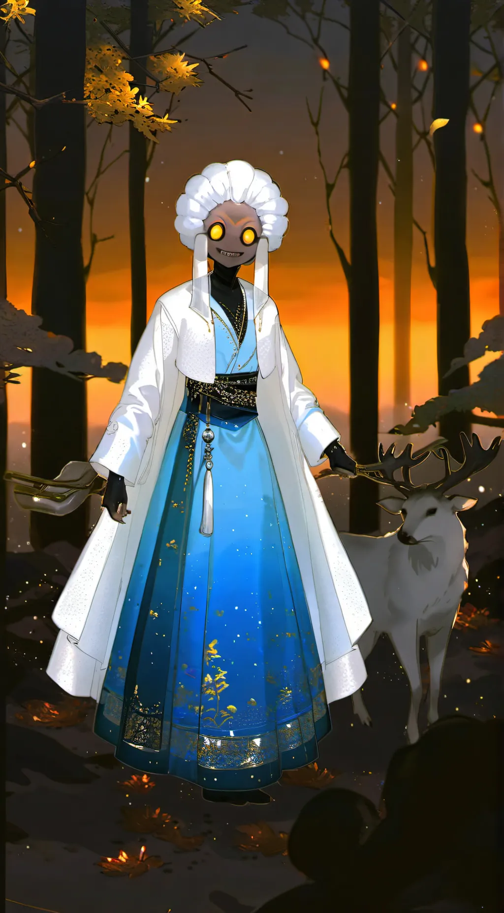 ai character: twisted shelly background