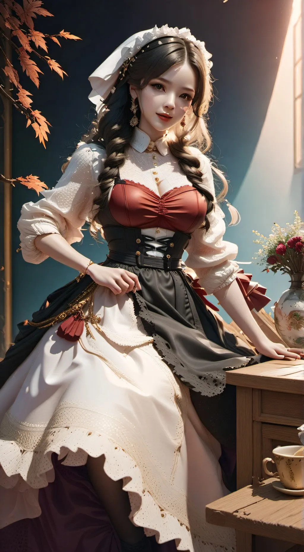 ai character: Maid background