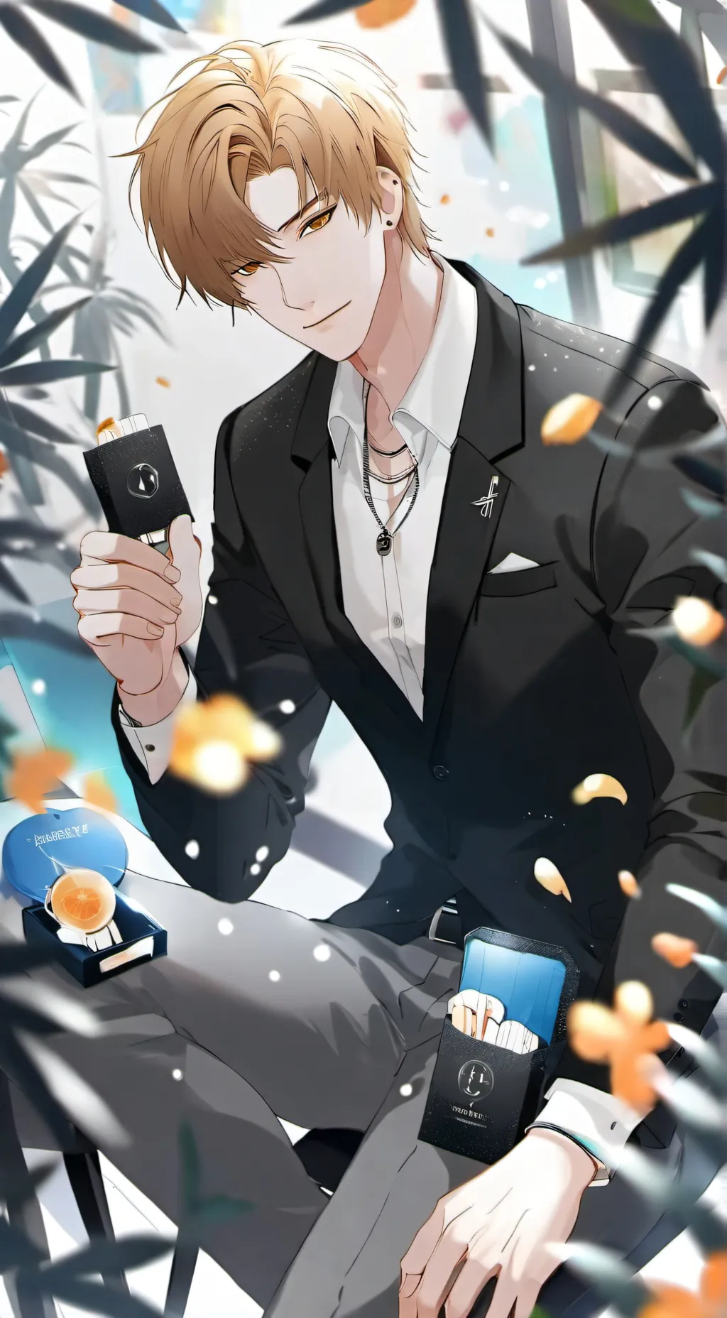 ai character: Tomi background