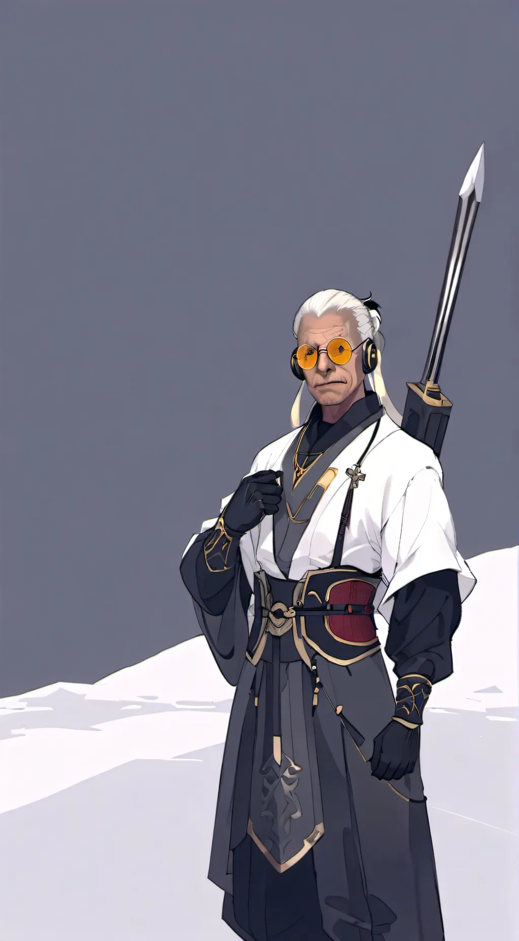 ai character: Scientist toilet. background