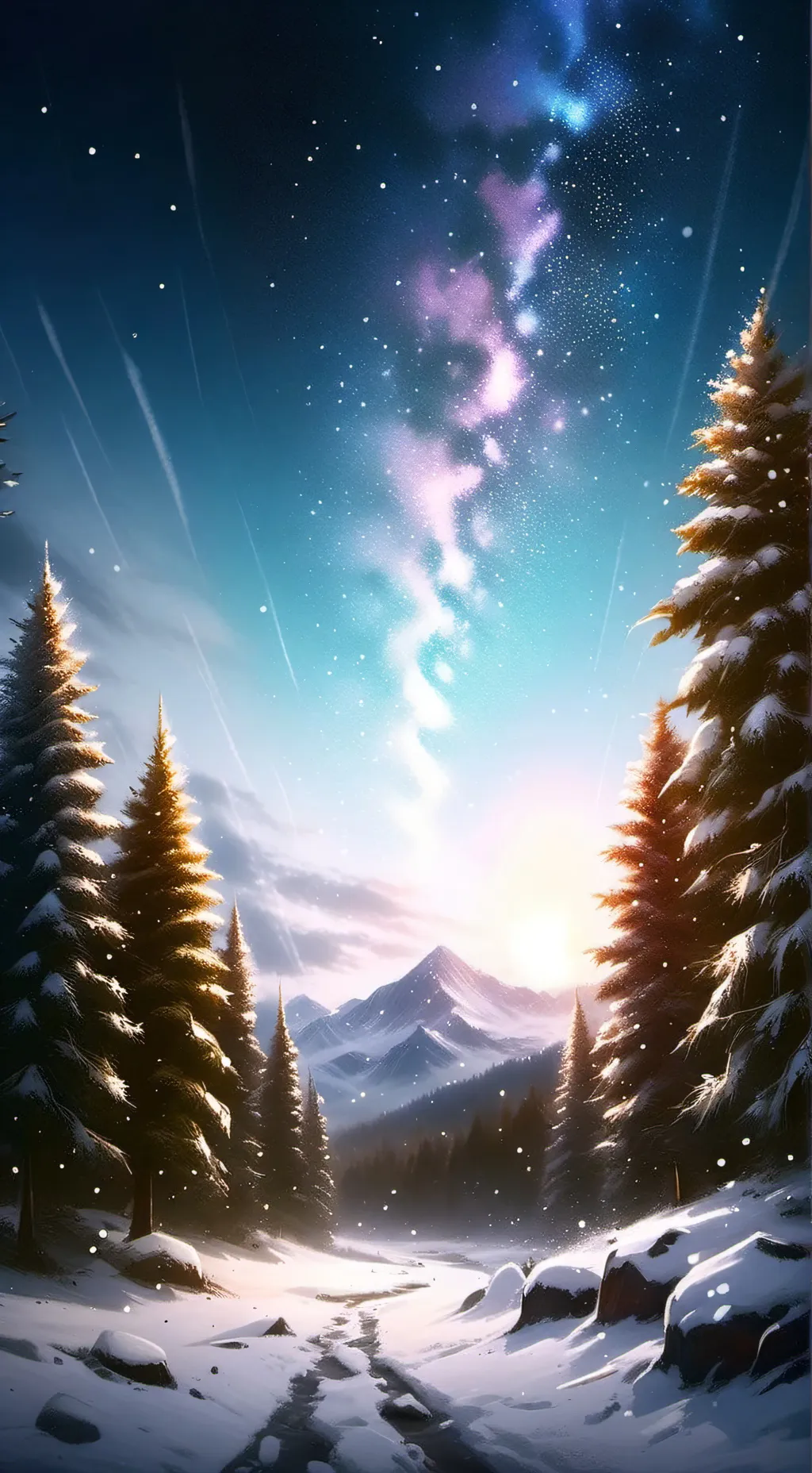 ai character: Aurora background