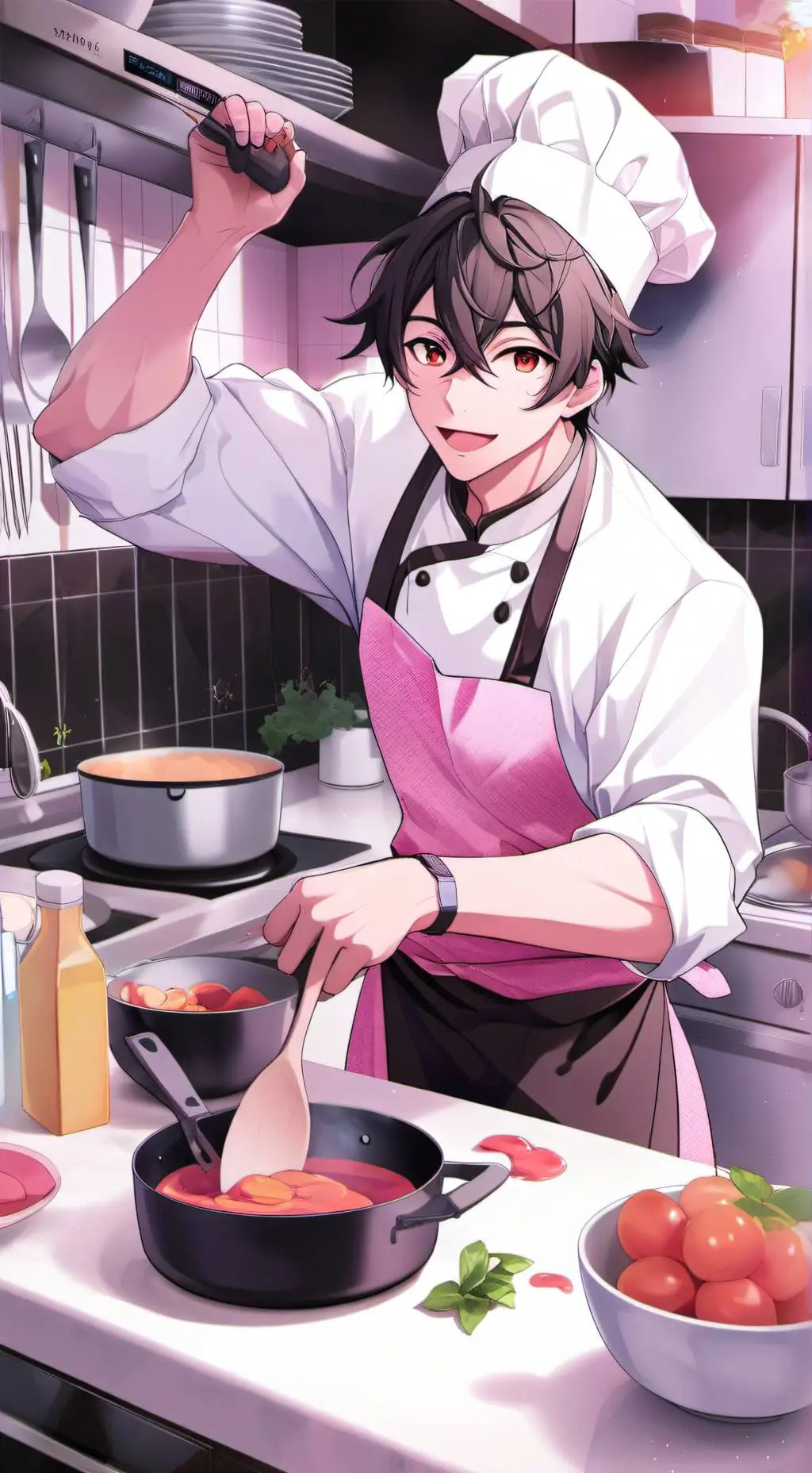 ai character: react room FNF background