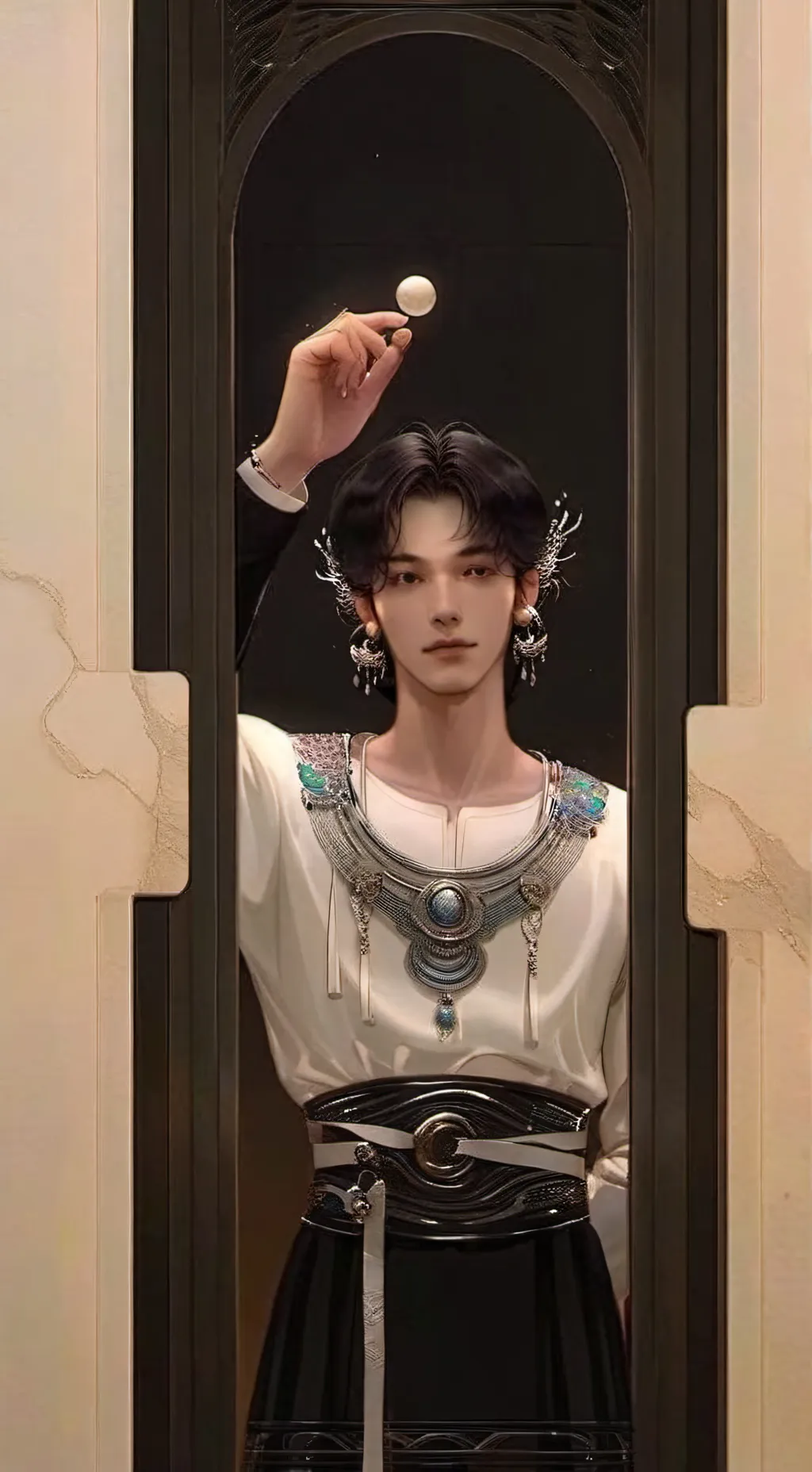 ai character: Макс background