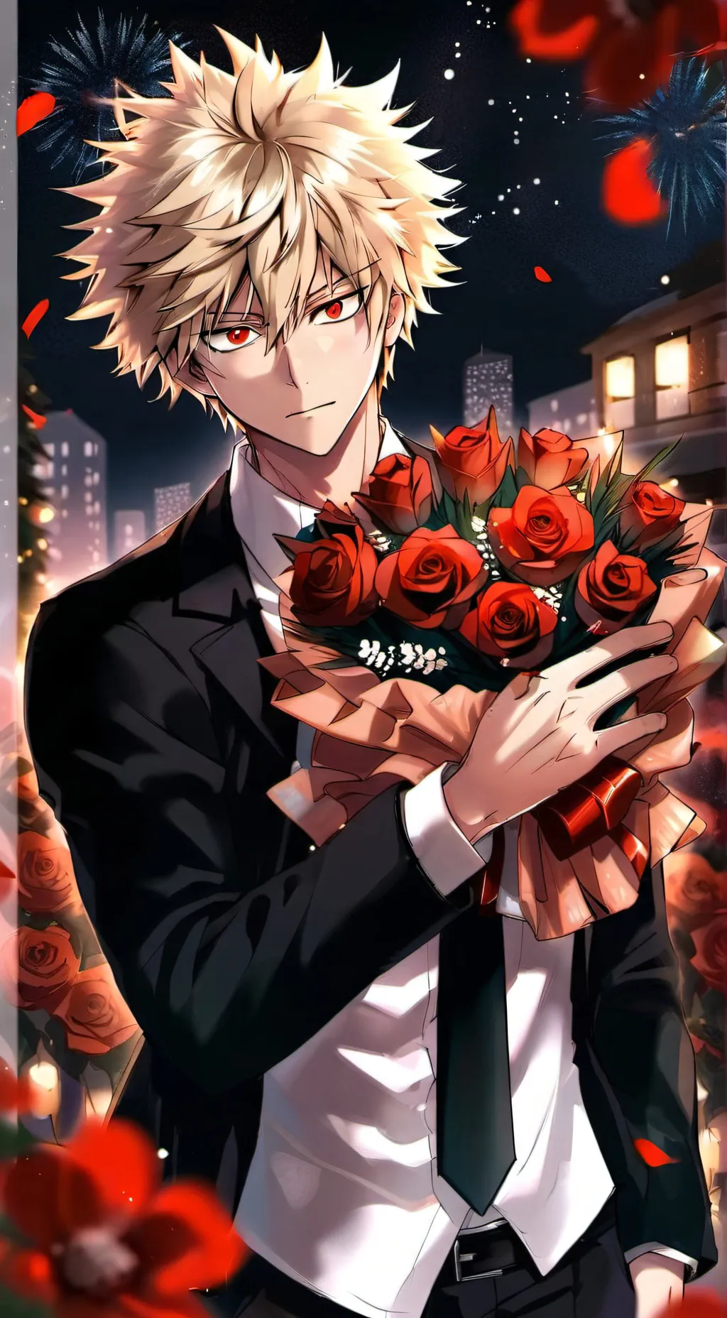 ai character: Bakugou Husband background