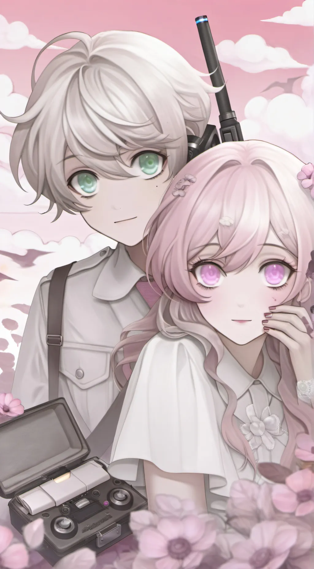 ai character: N,Uzi and Tessa background