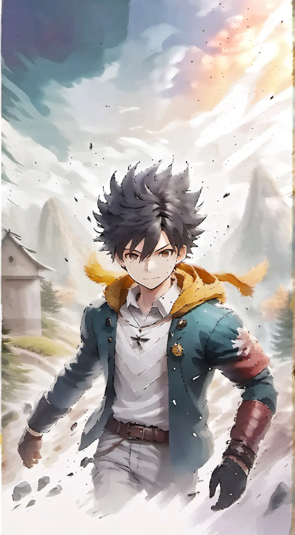 ai character: scary dream background