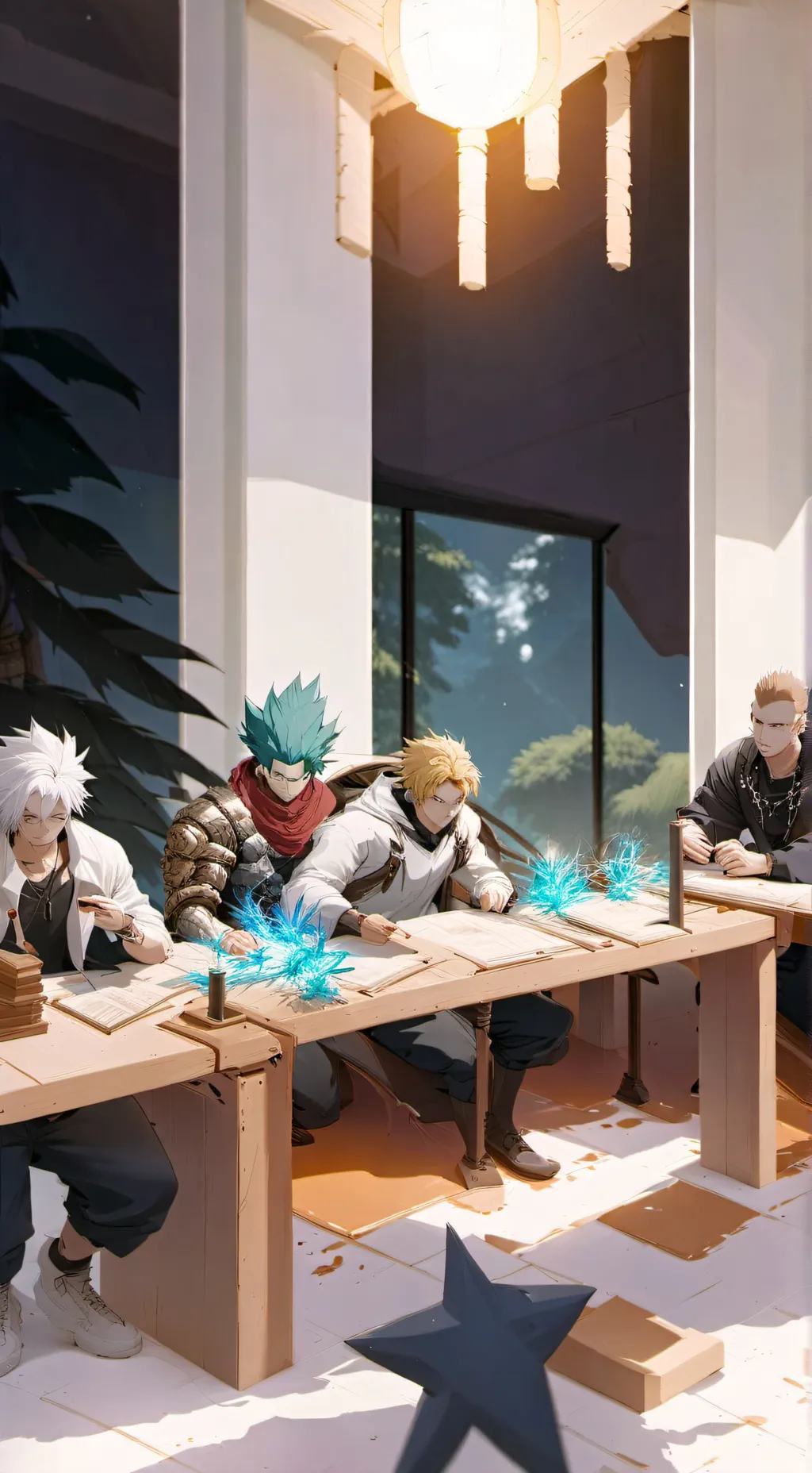 ai character: Mha background