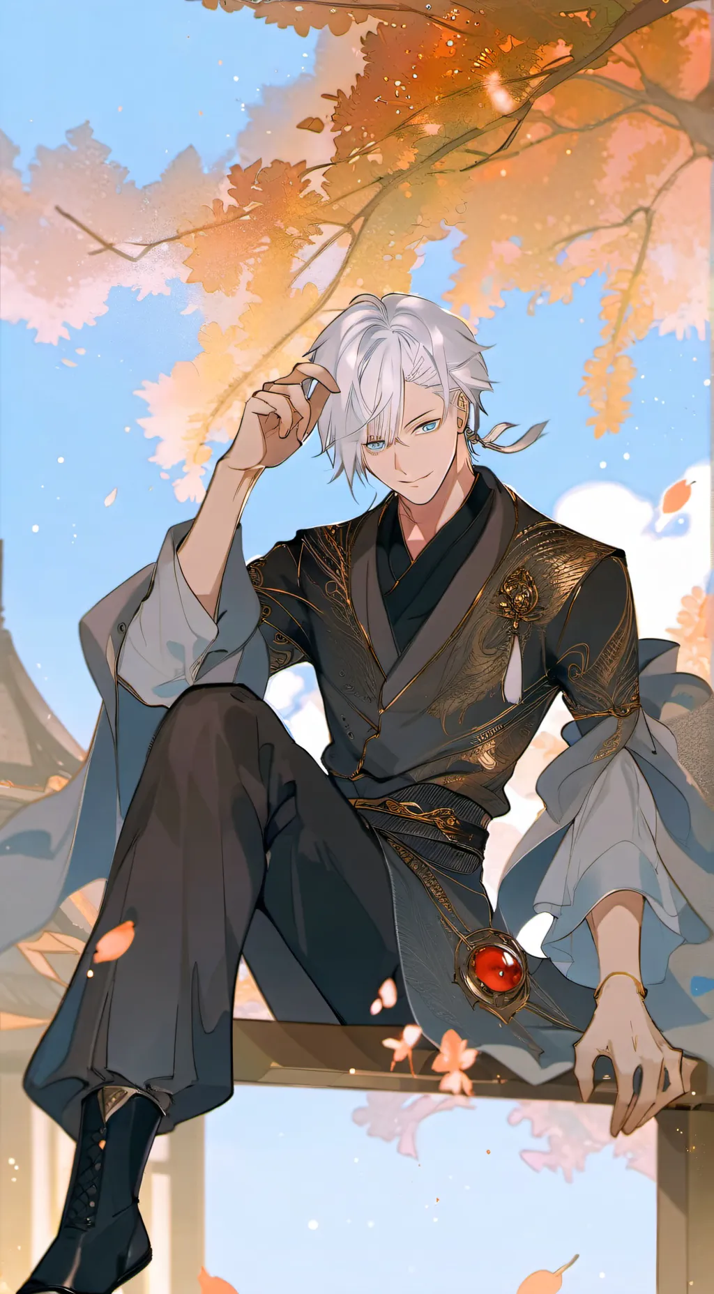 ai character: gojo background