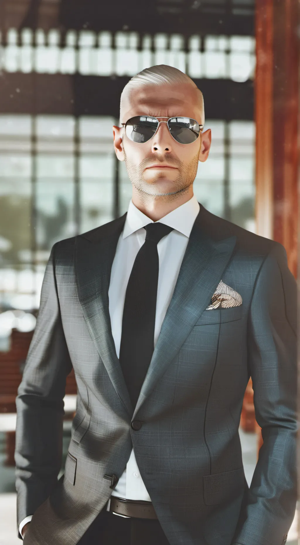 ai character: justin birch  background