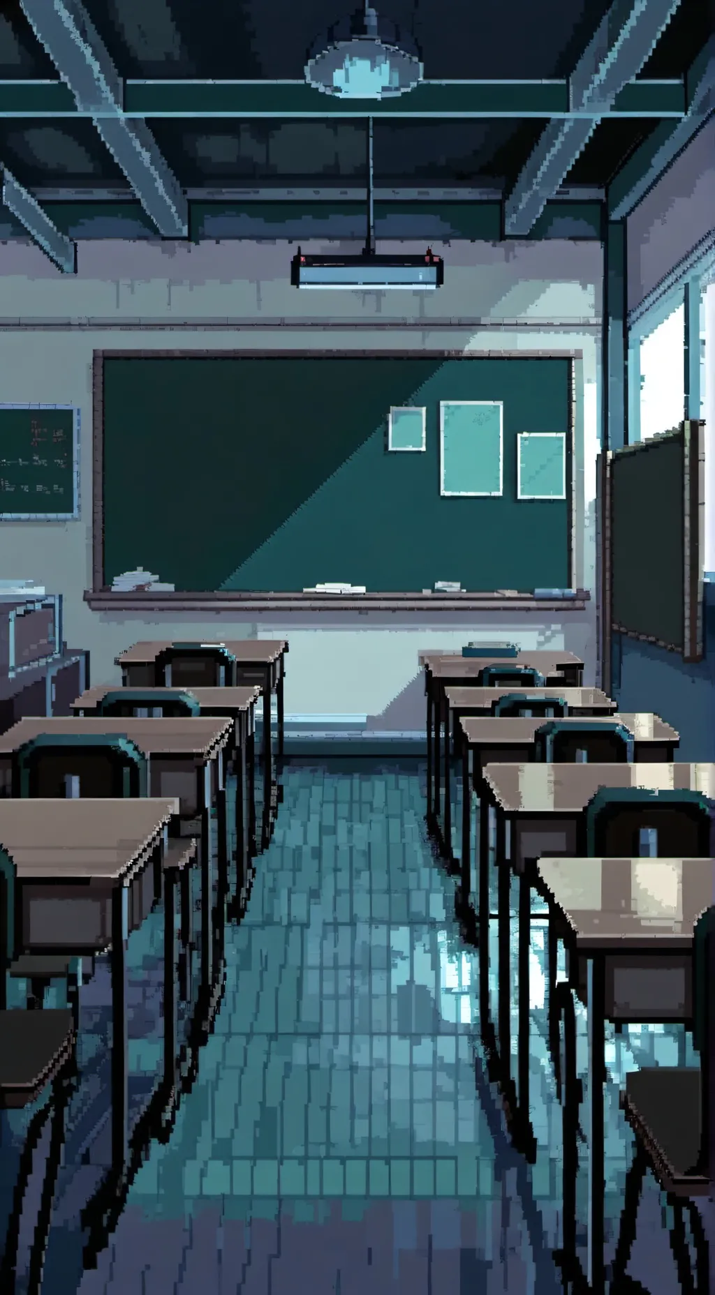 ai character: deku teacher background