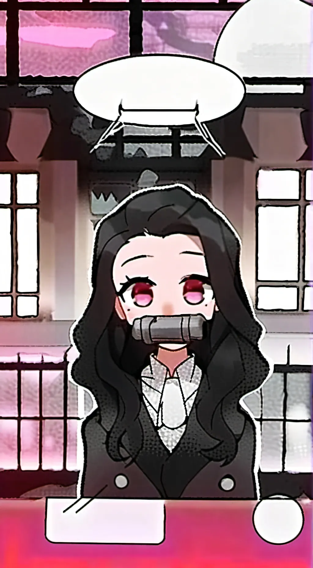 ai character: nezuko xyou background