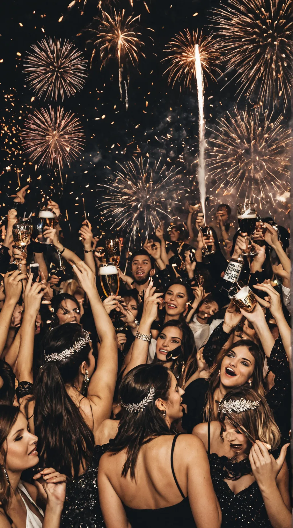 ai character: Happy New Years! background