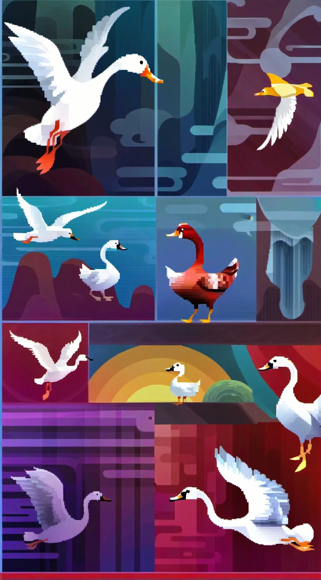 ai character: HH New years!! background