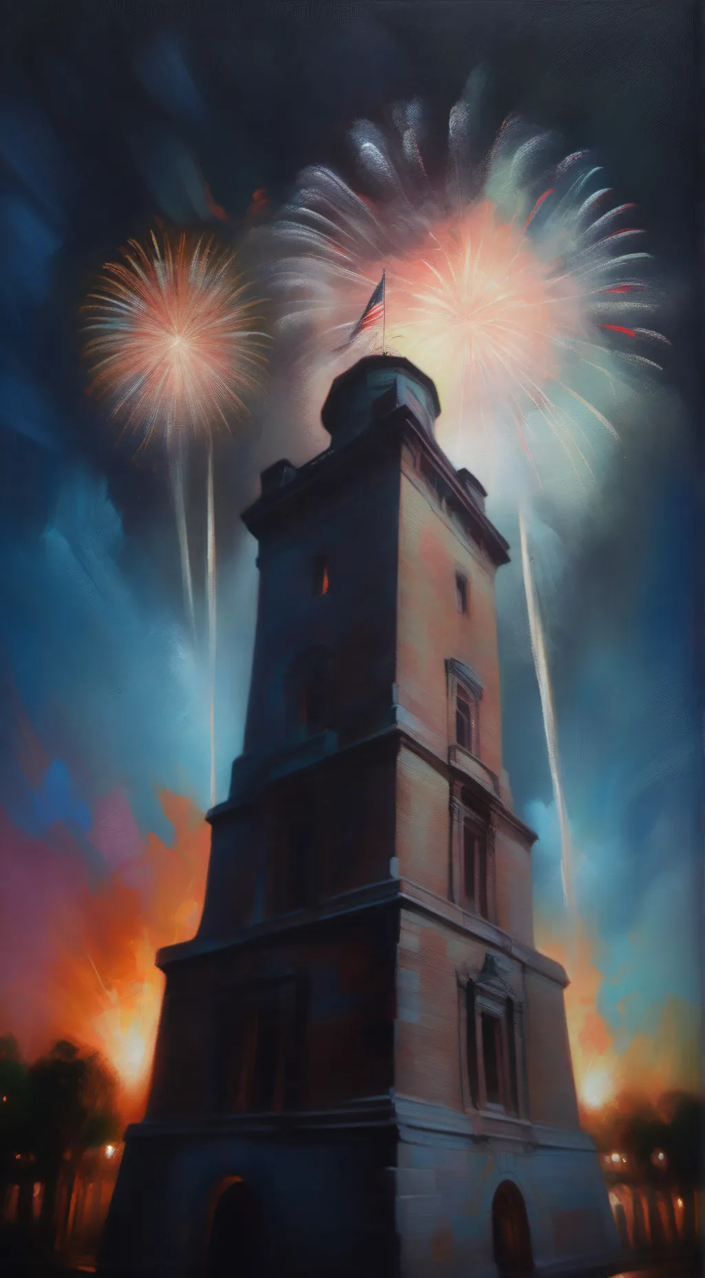 ai character: HAPPY NEWYEAR 2025 background