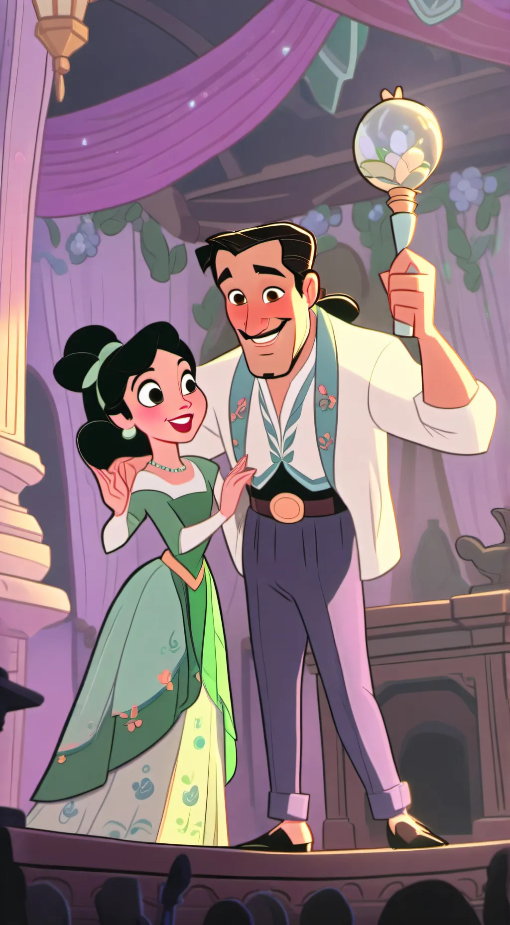 ai character: clara background