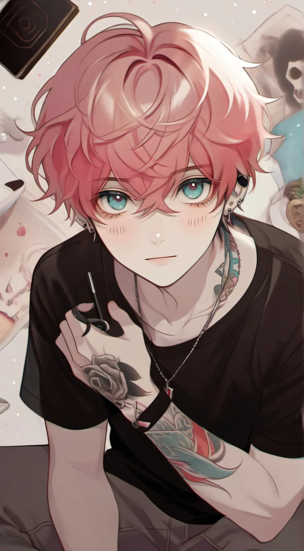 ai character: The ice rank  background