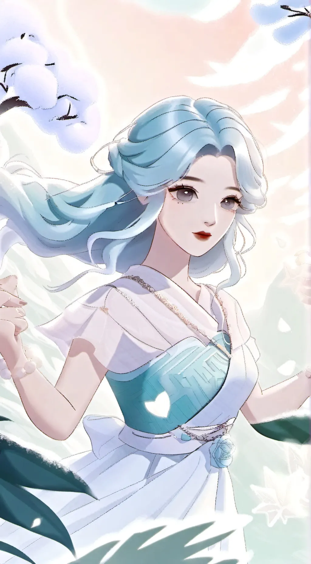 ai character: ❄Aurora❄ background