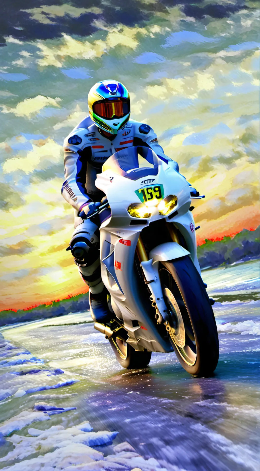 ai character: the crash  background