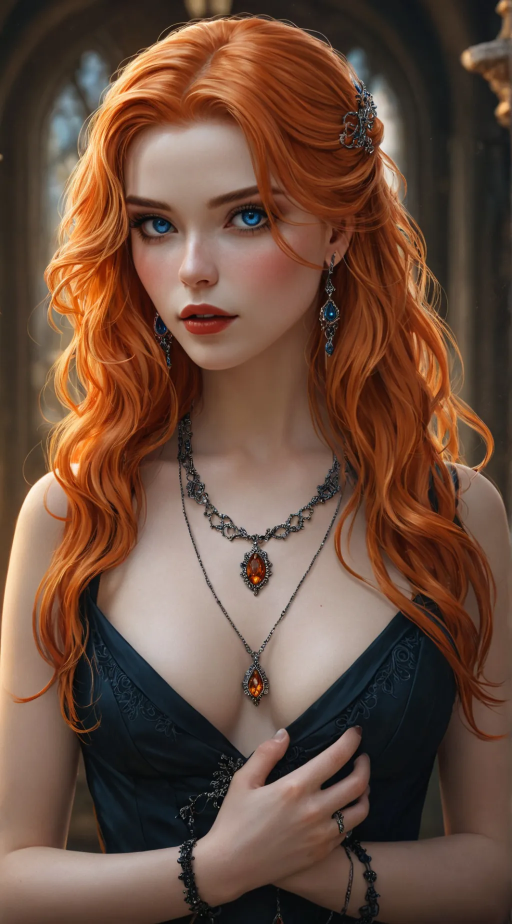 ai character: Awen  background