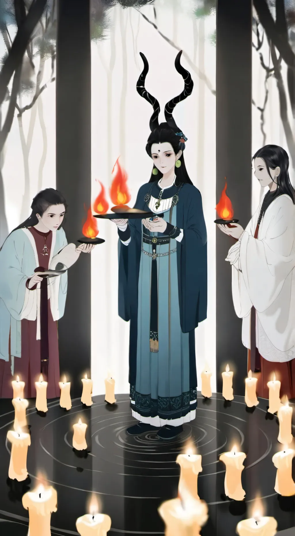 ai character: secta demoníaca  background