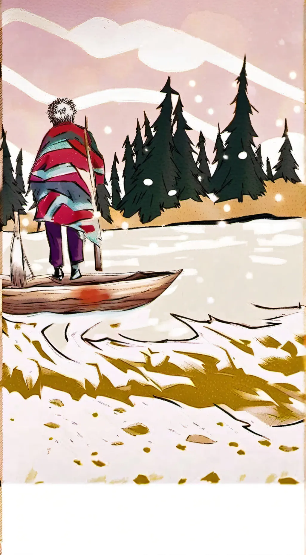 ai character: tsams news years  background