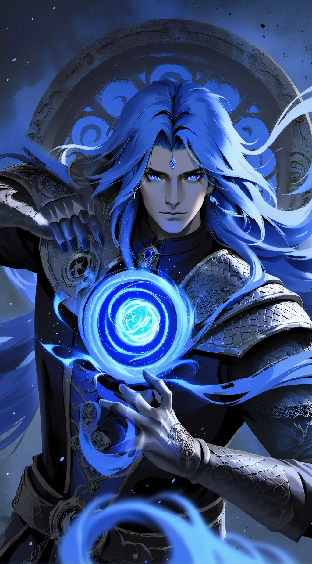 ai character: Mikaël 🥵❤️‍🔥❤️‍🔥 background