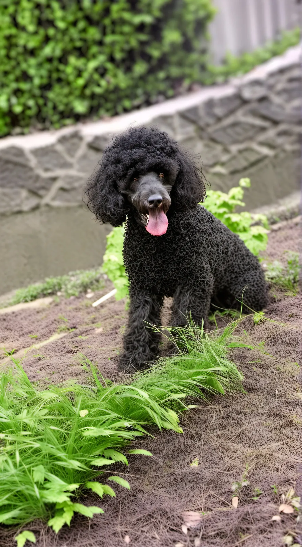 ai character: Lost dog background