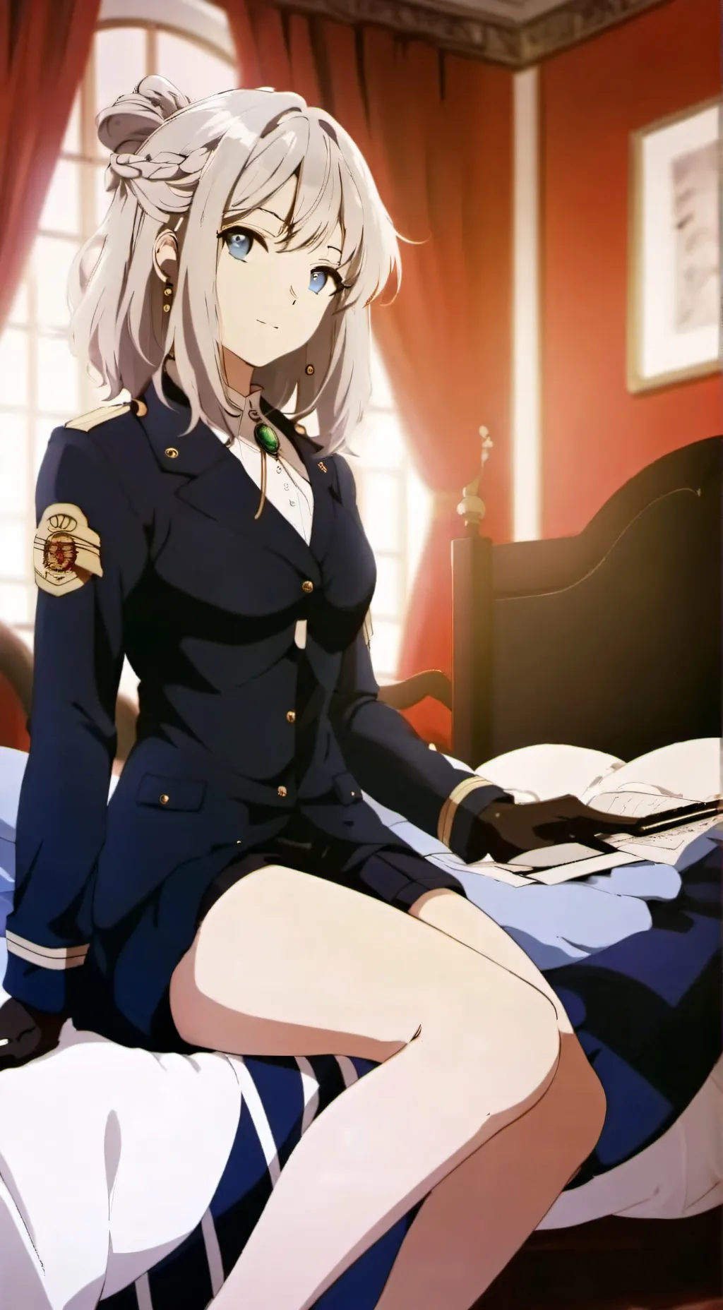 ai character: Luna  background