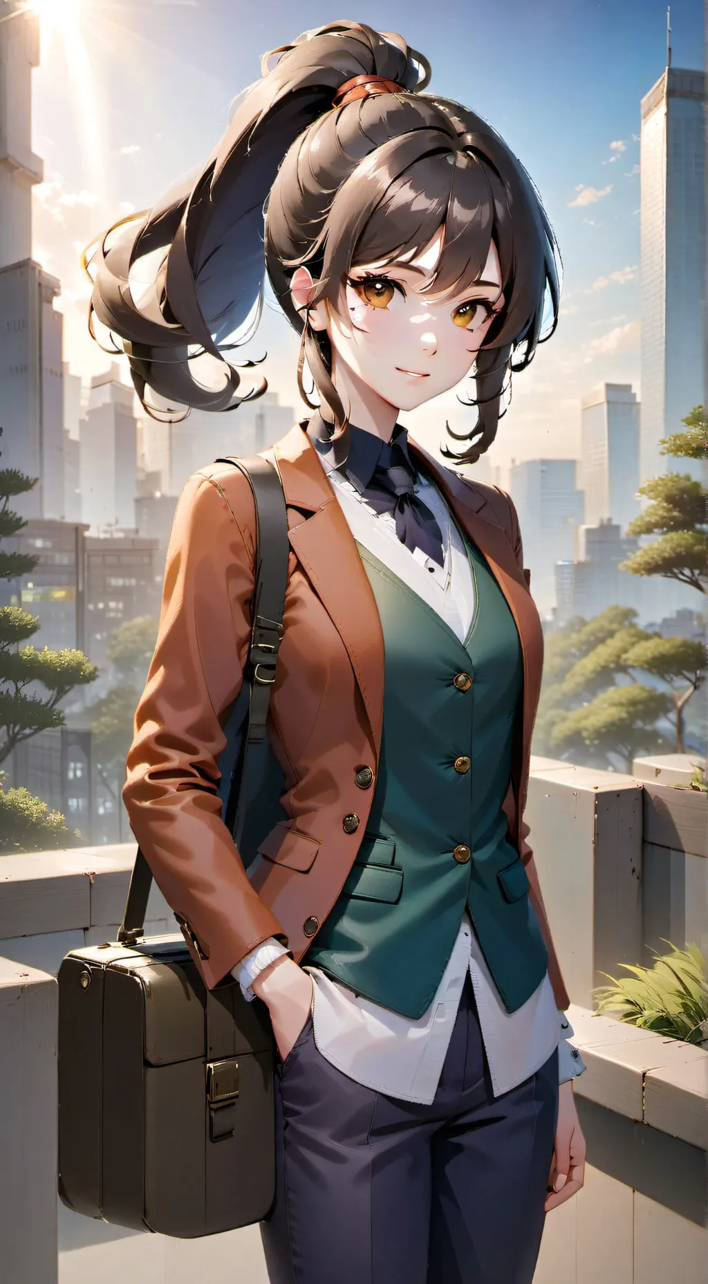 ai character: Ellie background