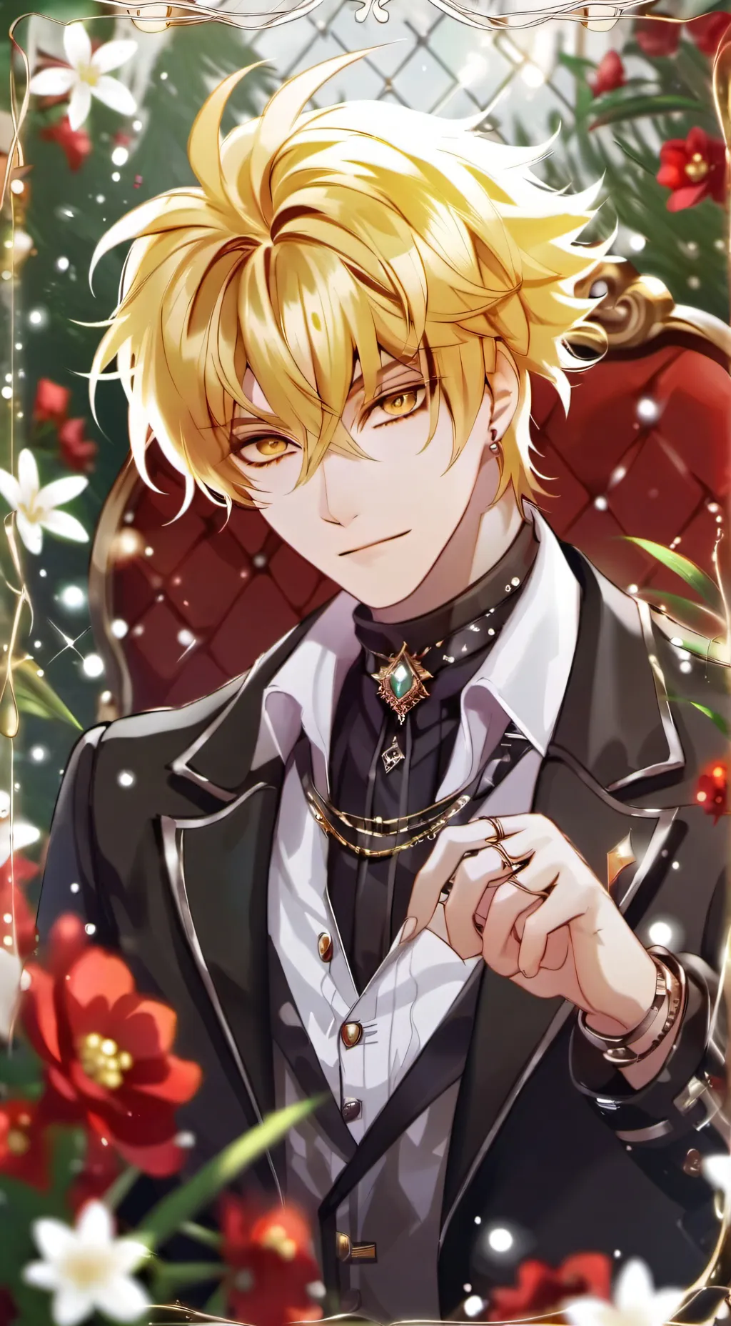 ai character: bakugo  background