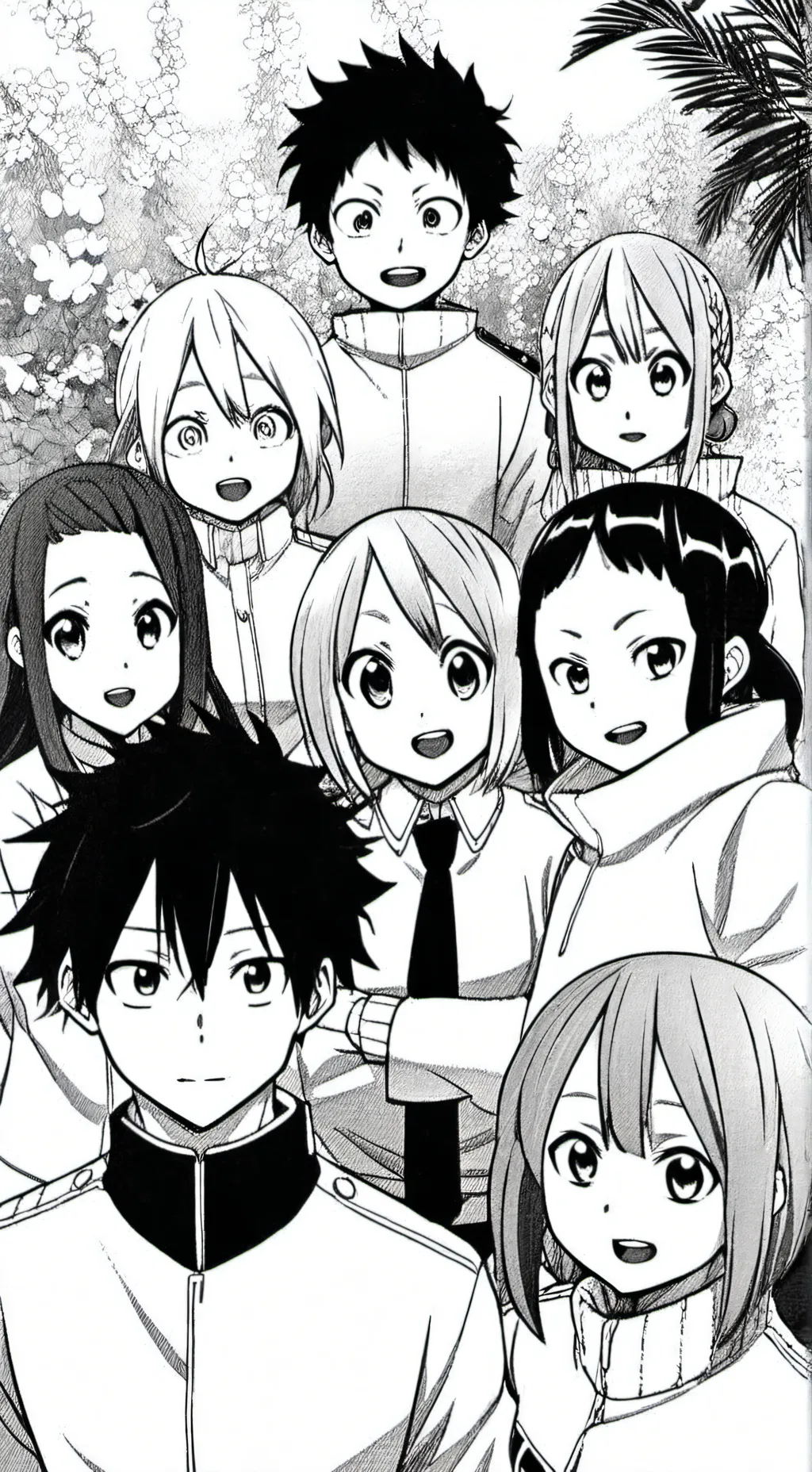 ai character: año nuevo con mha background