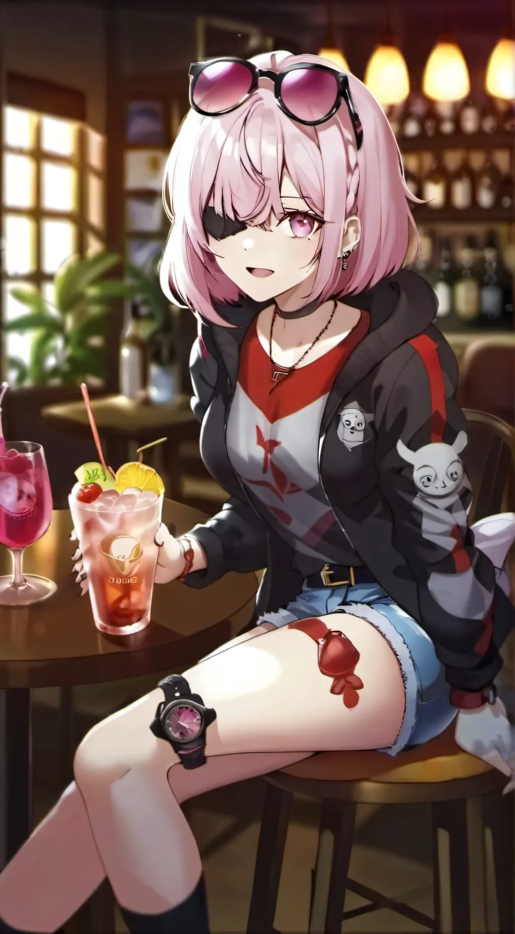 ai character: Mizuki background