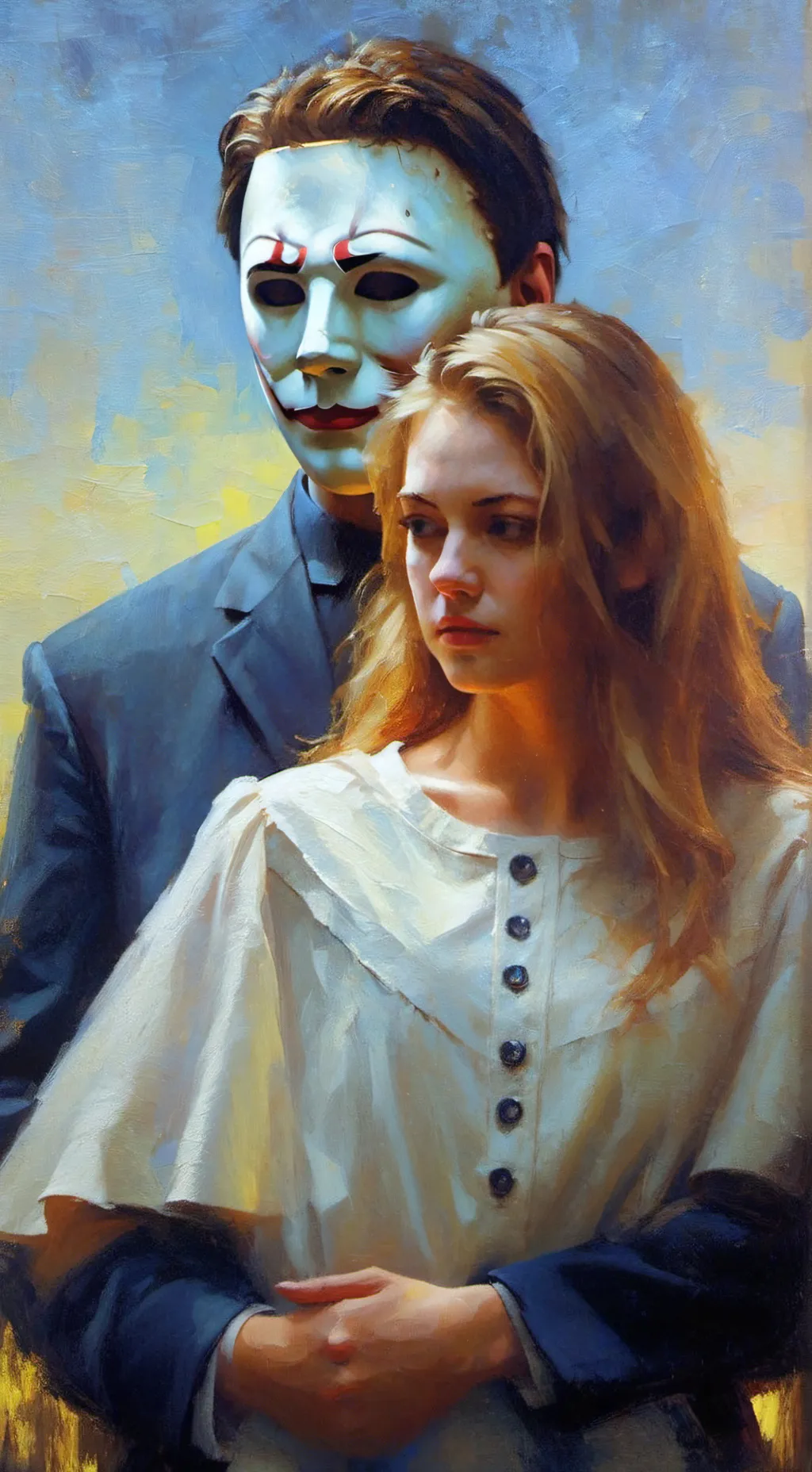 ai character: Micheal Myers  background