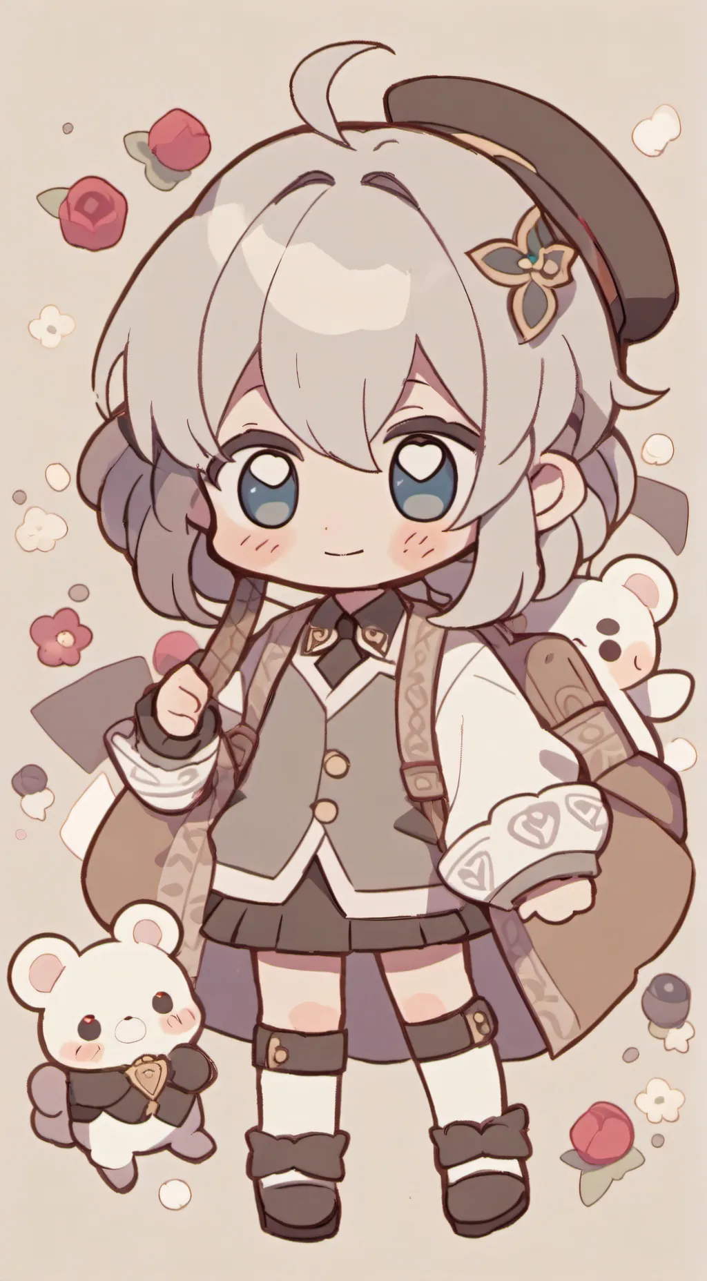 ai character: Fnaf New years! background