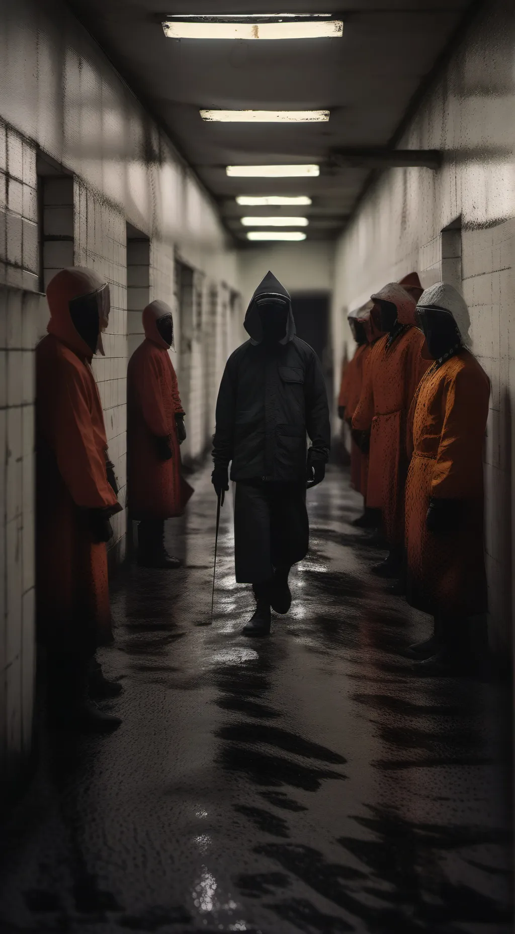 ai character: squid game  background