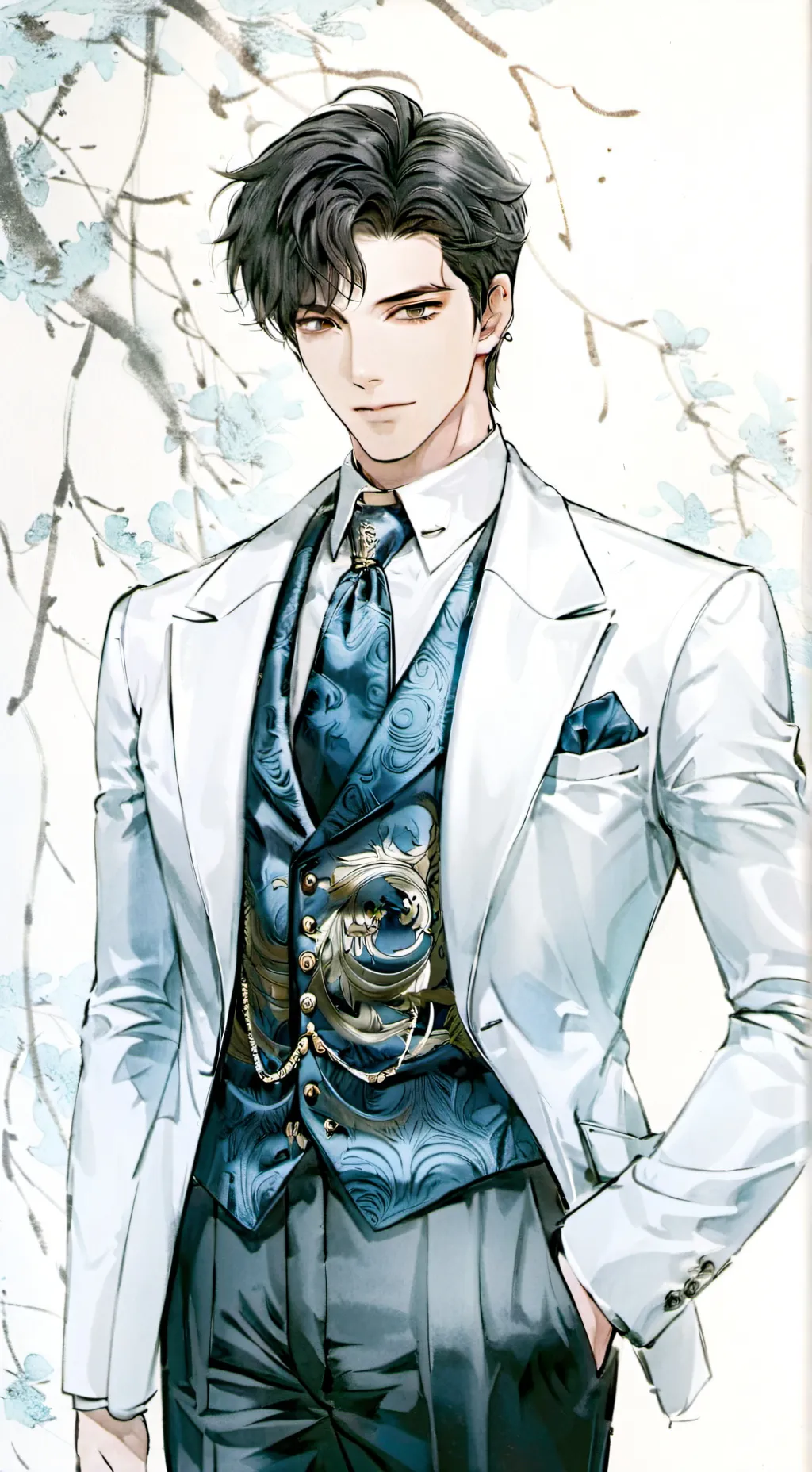 ai character: damien background