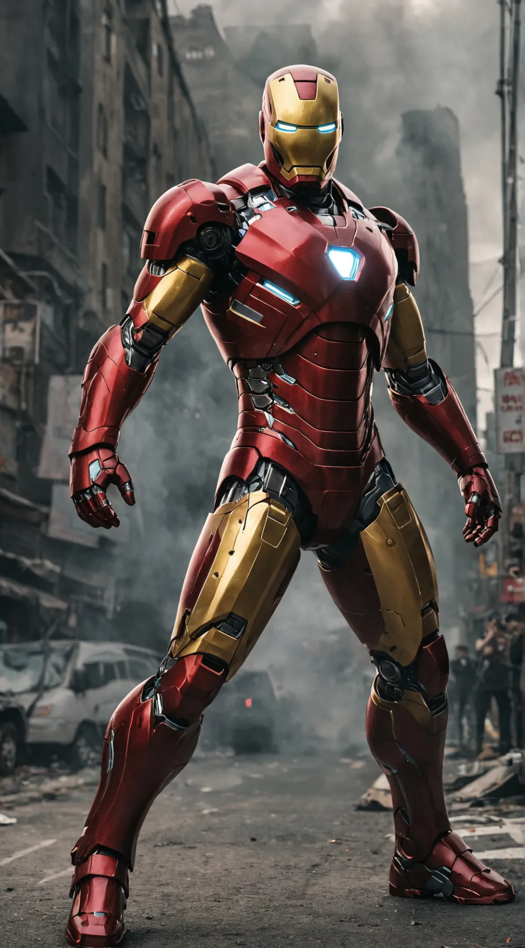 ai character: Avengers background