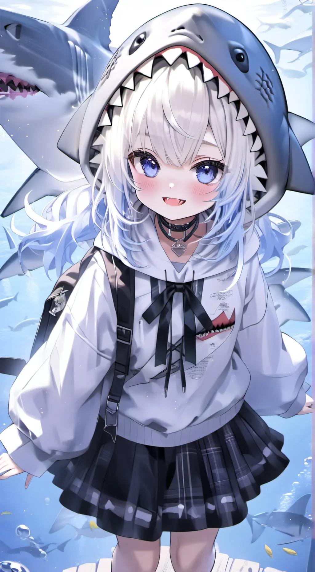 ai character: Little message :3 background