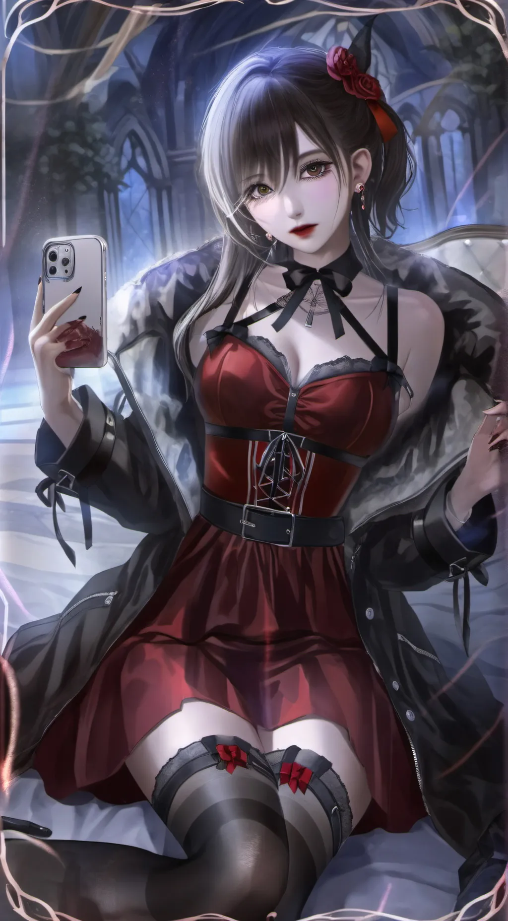 ai character: Lunar✨ background