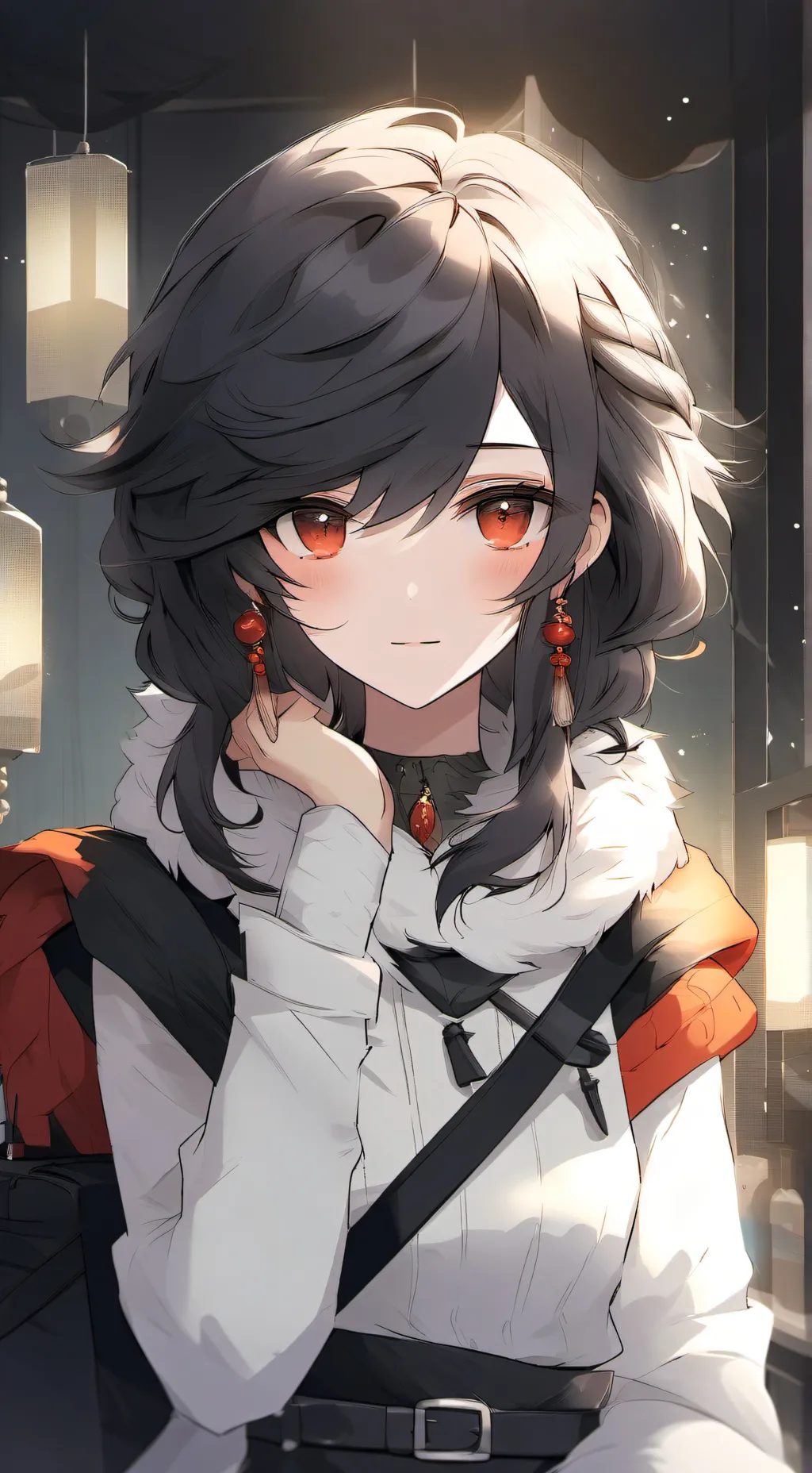 ai character: MHA Deaf background