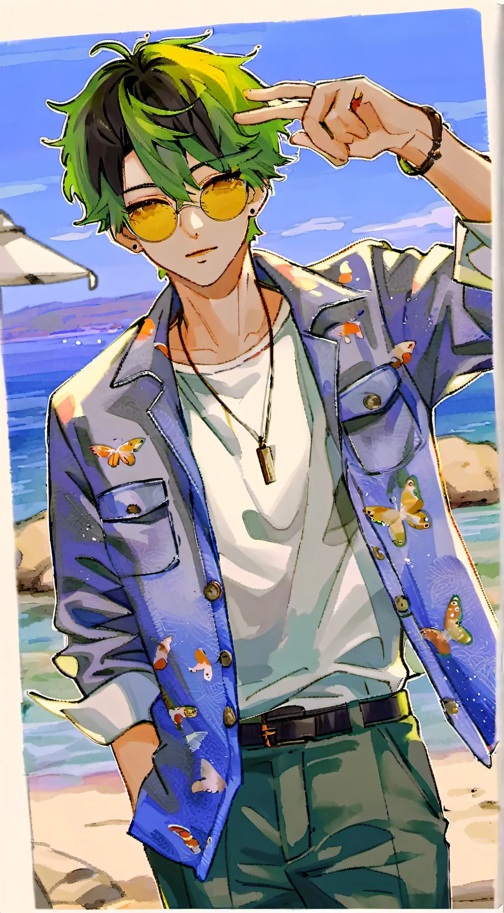 ai character: johnny   background